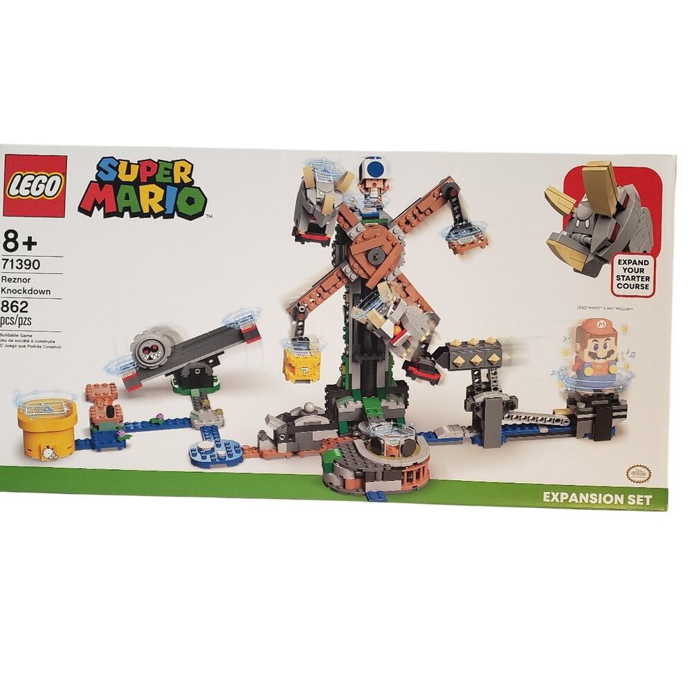 Lego 71390 Super Mario Reznor Knockdown 862 Pcs New In Sealed Box Retired Set